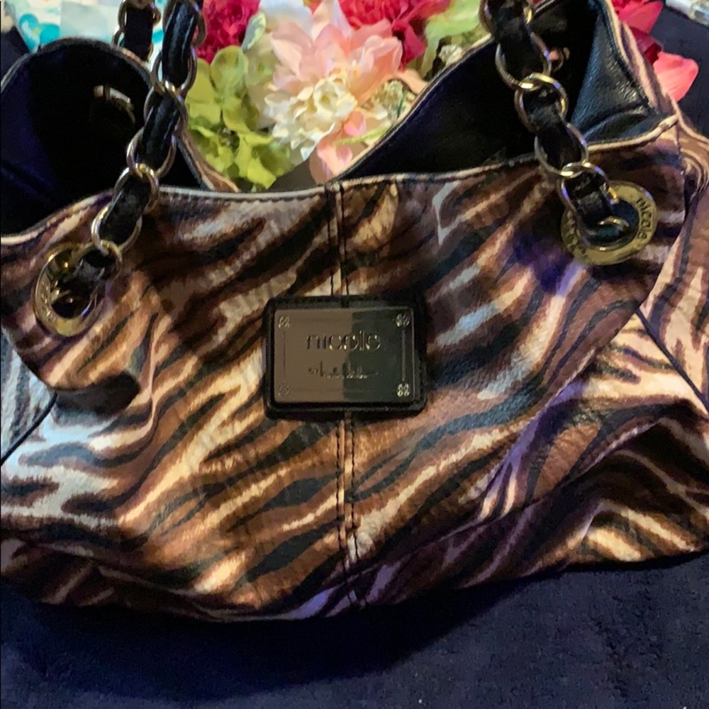 Nicole by Nicole Miller animal print bag